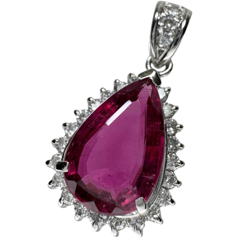 ピンクトルマリン（ルベライト） 2.69ct ダイヤモンド 0..39ct ペンダントトップ Pt900プラチナ 4.1g レディース
【中古】【真子質店】【NN】




【DKMa】