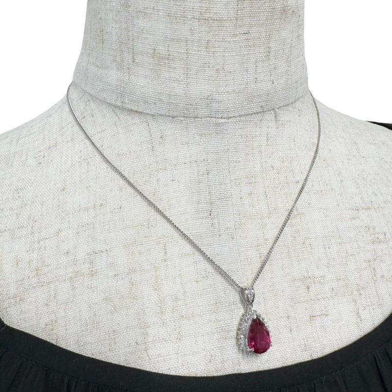 ピンクトルマリン（ルベライト） 2.69ct ダイヤモンド 0..39ct ペンダントトップ Pt900プラチナ 4.1g レディース
【中古】【真子質店】【NN】




【DKMa】