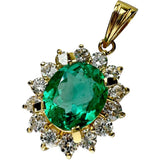 エメラルド 1.43ct ダイヤモンド 0.73ct ペンダントトップ K18ゴールド 18金 3.1g レディース
【中古】【真子質店】【NN】




【IxMoY】