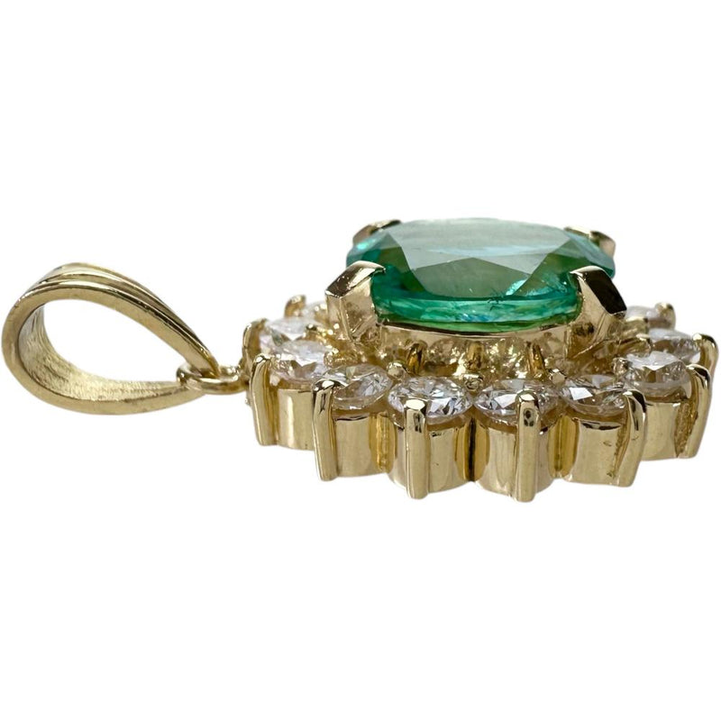 エメラルド 1.43ct ダイヤモンド 0.73ct ペンダントトップ K18ゴールド 18金 3.1g レディース
【中古】【真子質店】【NN】




【IxMoY】
