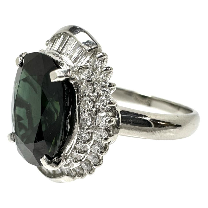 15.5号 サファイア (グリーンカラー)  5.68ct ダイヤモンド 計0.75ct リング・指輪 Pt900プラチナ 9.1g レディース
【中古】【真子質店】【NN】




【KDMi】