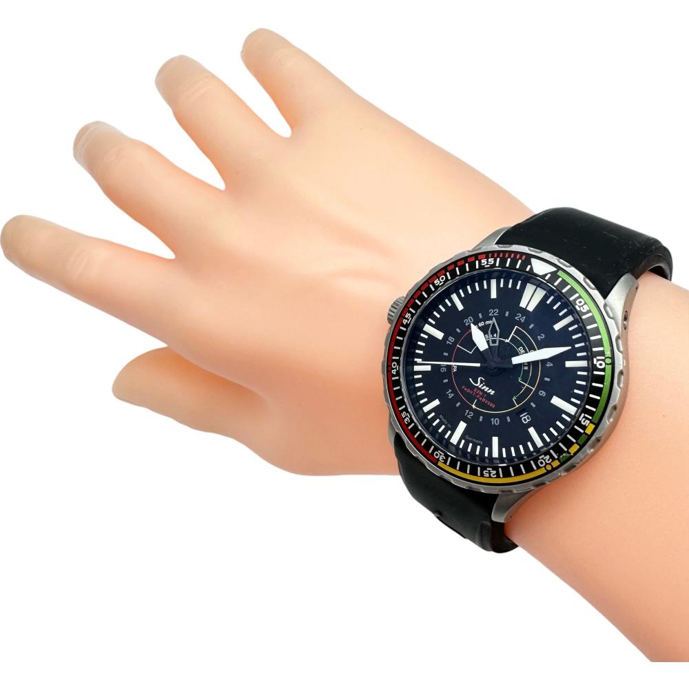 Sinn/ジン】 ミッションタイマー 857 EZM7 腕時計 ステンレススチール