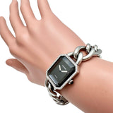 【CHANEL/シャネル】 プルミエールXL ダイヤベゼル H0495 腕時計 ステンレススチール クオーツ 黒文字盤/シルバー レディース
【中古】【真子質店】【BL】




【TSKx】
