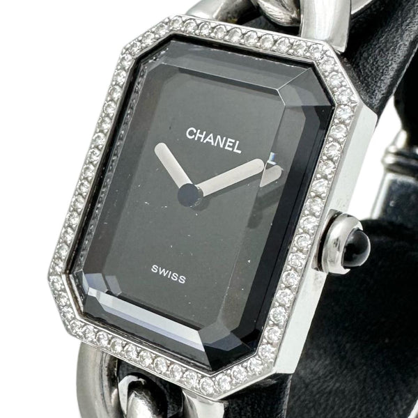 【CHANEL/シャネル】 プルミエールXL ダイヤベゼル H0495 腕時計 ステンレススチール クオーツ 黒文字盤/シルバー レディース
【中古】【真子質店】【BL】




【TSKx】