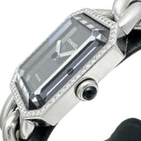 【CHANEL/シャネル】 プルミエールXL ダイヤベゼル H0495 腕時計 ステンレススチール クオーツ 黒文字盤/シルバー レディース
【中古】【真子質店】【BL】




【TSKx】