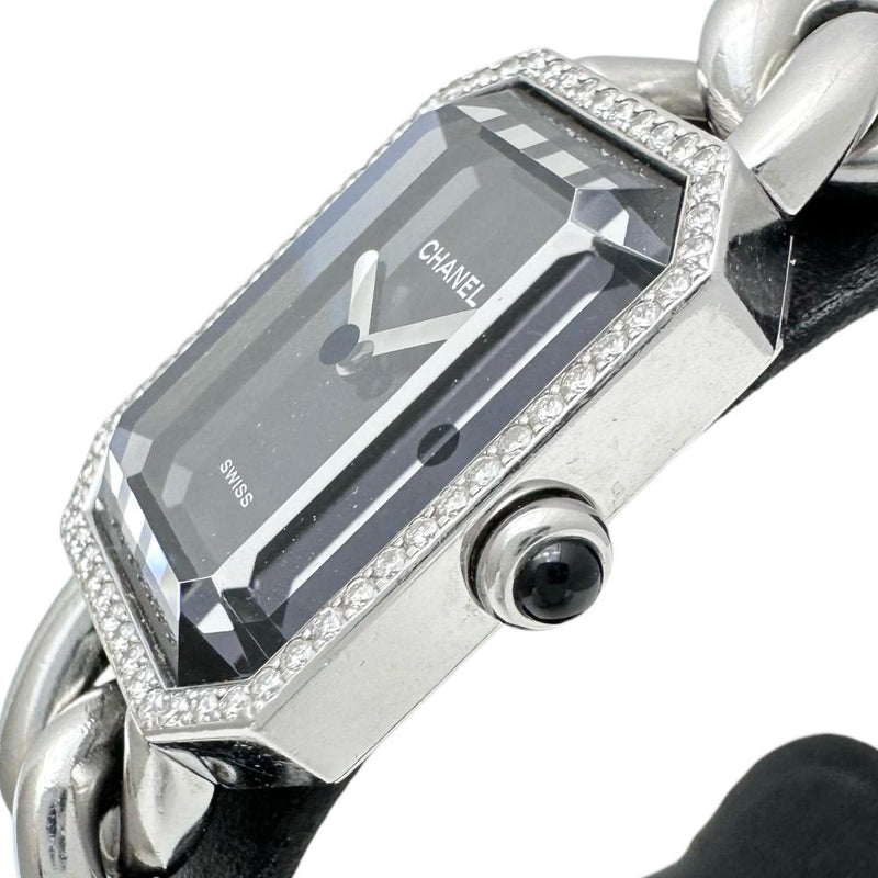 【CHANEL/シャネル】 プルミエールXL ダイヤベゼル H0495 腕時計 ステンレススチール クオーツ 黒文字盤/シルバー レディース
【中古】【真子質店】【BL】




【TSKx】
