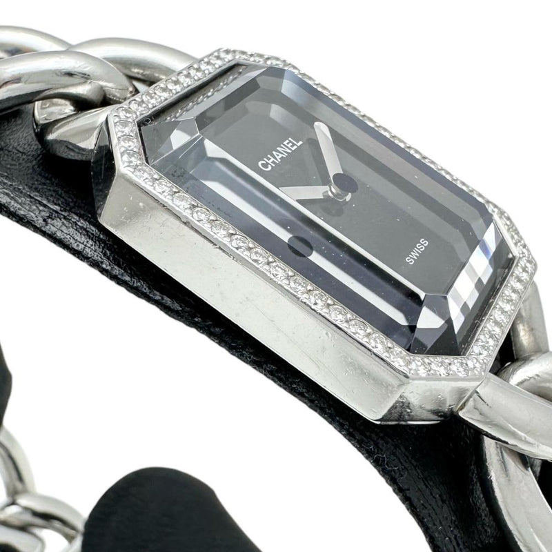 【CHANEL/シャネル】 プルミエールXL ダイヤベゼル H0495 腕時計 ステンレススチール クオーツ 黒文字盤/シルバー レディース
【中古】【真子質店】【BL】




【TSKx】