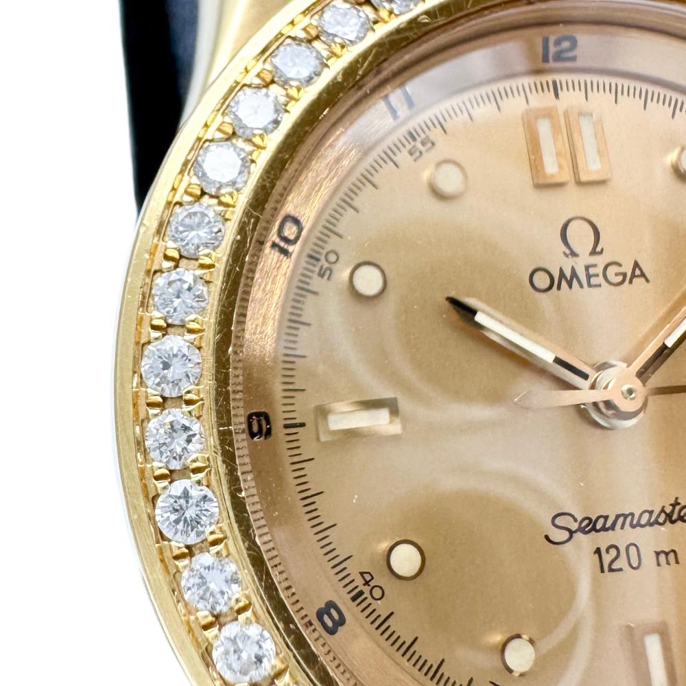 OMEGA/オメガ】 シーマスター 金無垢ダイヤモンドベゼル 2175.20