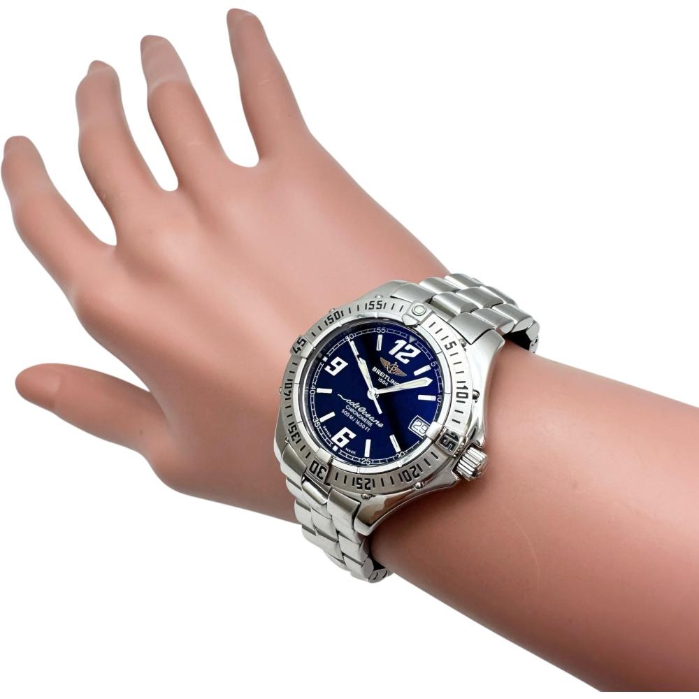 BREITLING ブライトリング/コルトオーシャンデイト/クオーツ/A57350/842**/Aランク/91【中古】 BREITLING/ブライトリング】 コルトオーシャン A57350 腕時計
