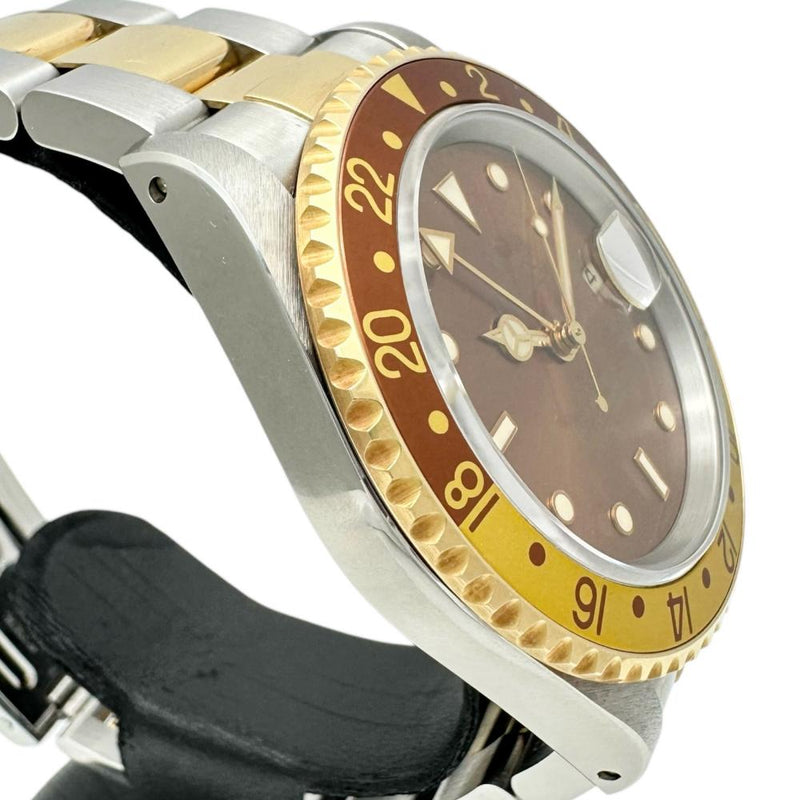 【ROLEX/ロレックス】 GMTマスター2 16713 箱あり 腕時計 ステンレススチール/K18YGイエローゴールド 自動巻き/オートマ N番（1991年） ゴールド文字盤 メンズ
【中古】【真子質店】【BL】




【IYMoxx】
【ex】