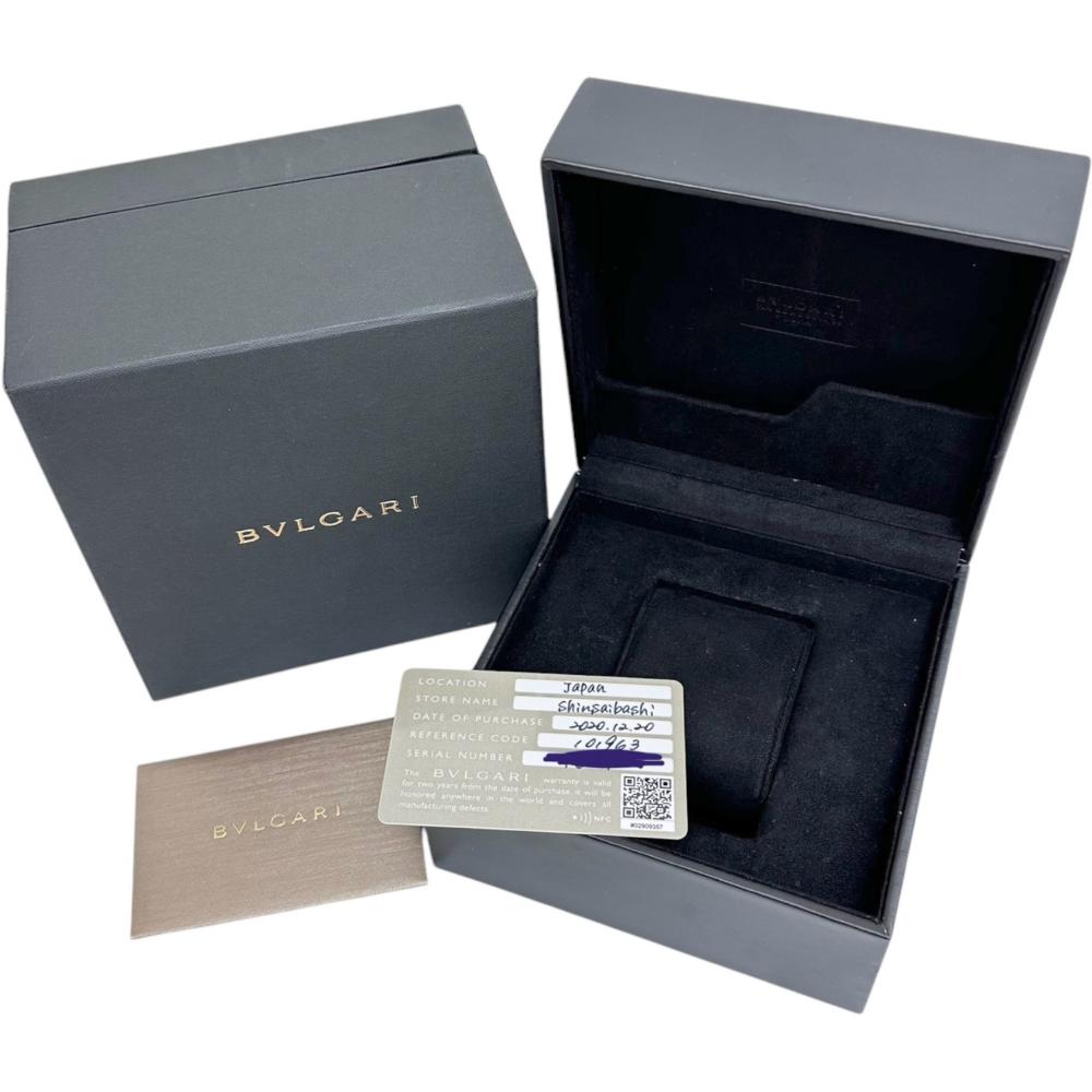 BVLGARI/ブルガリ】 オクト BGOP41G 裏スケ 保2020年/箱あり 腕時計