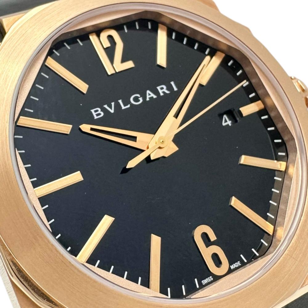 BVLGARI/ブルガリ】 オクト BGOP41G 裏スケ 保2020年/箱あり 腕時計
