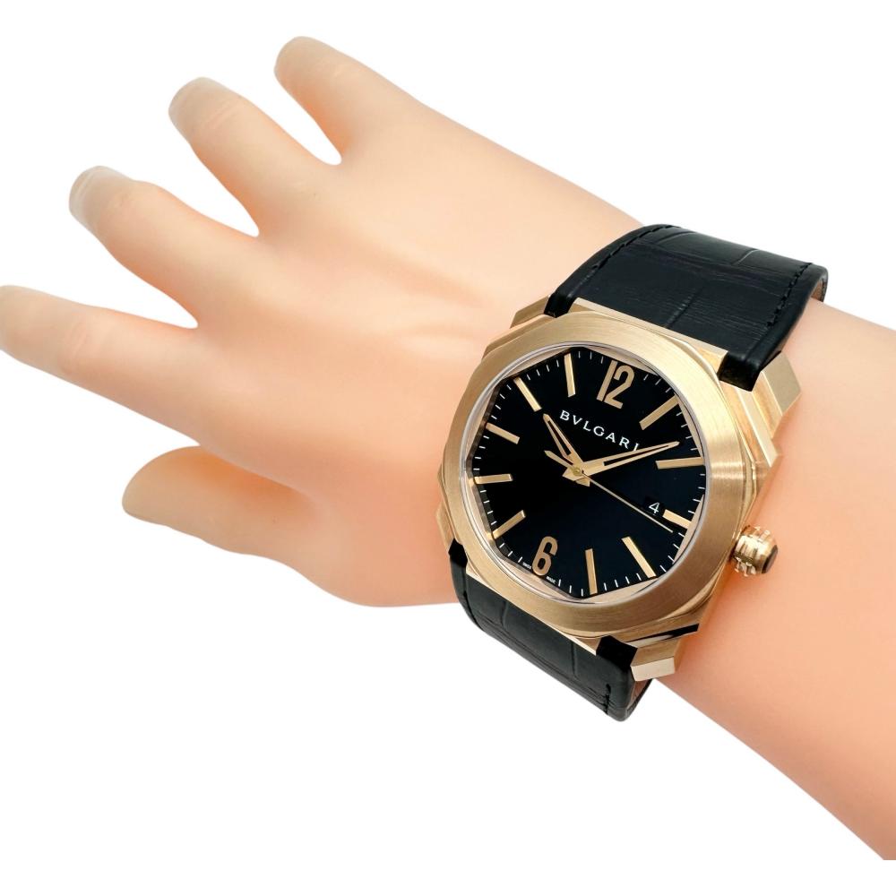BVLGARI/ブルガリ】 オクト BGOP41G 裏スケ 保2020年/箱あり 腕時計