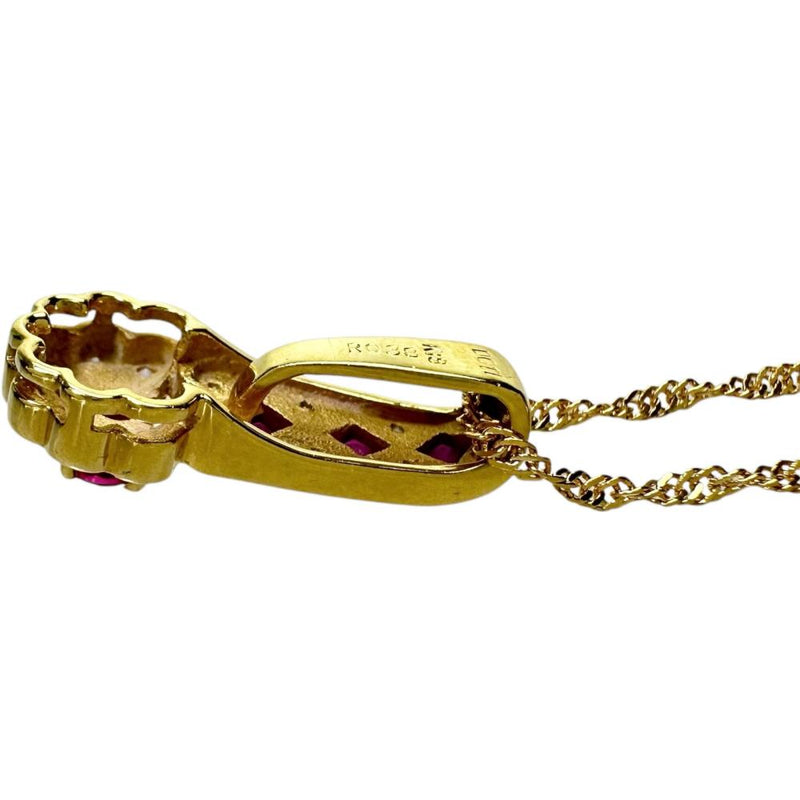 ルビー 0.38 ct ダイヤモンド 0.11ct ネックレス K18ゴールド 18金 4.6g 43cm レディース
【中古】【真子質店】【NN】




【DYx】