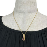 ルビー 0.38 ct ダイヤモンド 0.11ct ネックレス K18ゴールド 18金 4.6g 43cm レディース
【中古】【真子質店】【NN】




【DYx】