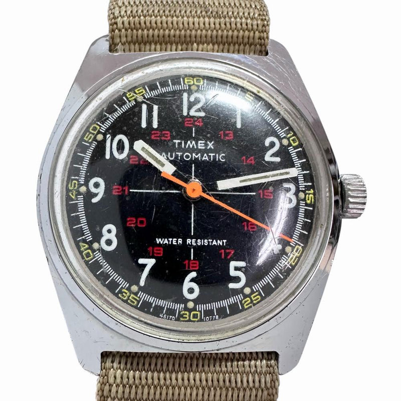 【TIMEX/タイメックス】 トッドスナイダー TIMEX トッドスナイダー　ヴィンテージウォッチ 腕時計 ステンレススチール/ナイロン 自動巻き/オートマ 黒文字盤 メンズ
【中古】【真子質店】【NN】




【MoMo】