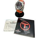 【TISSOT/ティソ】 T‐タッチ Z252/352 アナログ＆デジタル表示 腕時計 ステンレススチール/ラバー クオーツ ブラック文字盤 シルバー オレンジ メンズ
【中古】【真子質店】【GD】




【ISMi】