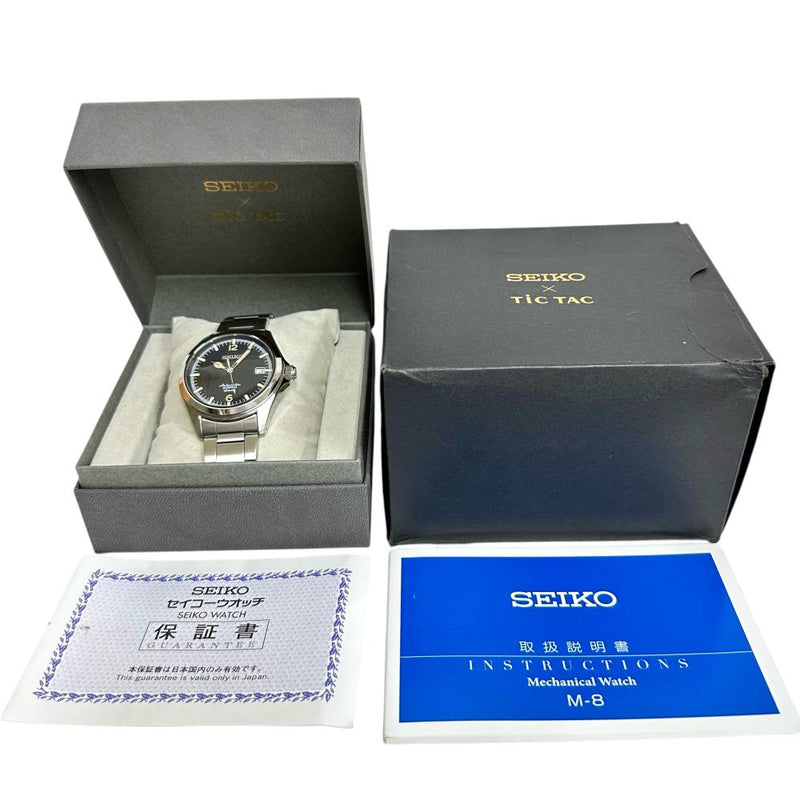 【SEIKO/セイコー】 4R35-02R0   TiCTAC35周年記念コラボ セイコー×チックタック 腕時計 ステンレススチール 自動巻き/オートマ 黒文字盤 メンズ
【中古】【真子質店】【GD】




【DTS】
