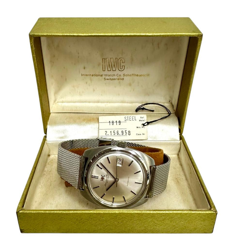【IWC/インターナショナルウォッチカンパニー】 オールドインター R1819 R1819　 クッションケース 腕時計 ステンレススチール 自動巻き/オートマ シルバー文字盤 メンズ
【中古】【真子質店】【GD】




【SxT】