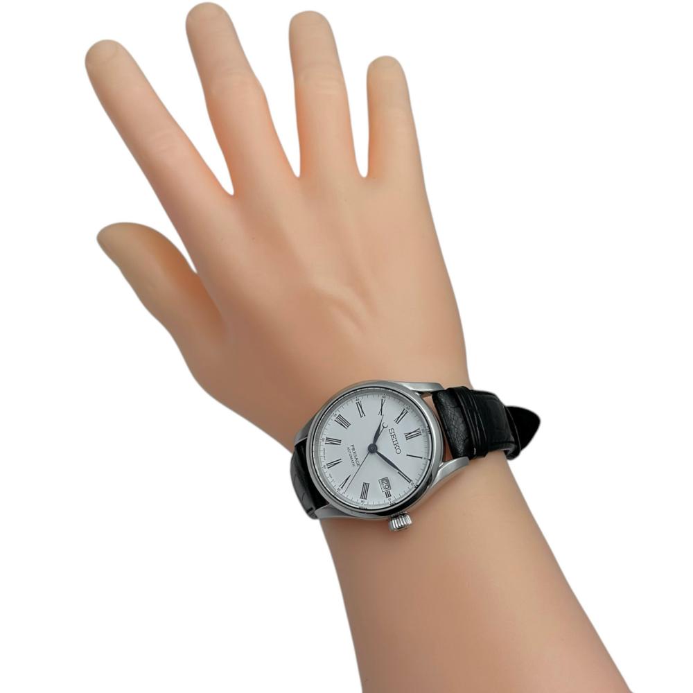 【稼働/裏スケ】セイコー プレサージュ ドレスウォッチ 6R15-03V0 時計 稼働/裏スケ】セイコー プレサージュ ドレスウォッチ 6R15-03V0