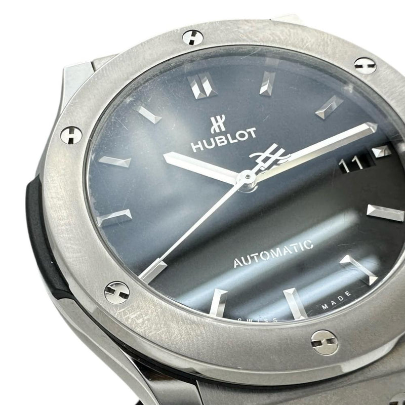 【HUBLOT/ウブロ】 クラシックフュージョン 511.NX.1171.LＲ 【裏スケルトン】 腕時計 チタン/レザー 自動巻き/オートマ 黒文字盤/黒革 ラバーベルト メンズ
【中古】【真子質店】【BL】




【DMoxD】