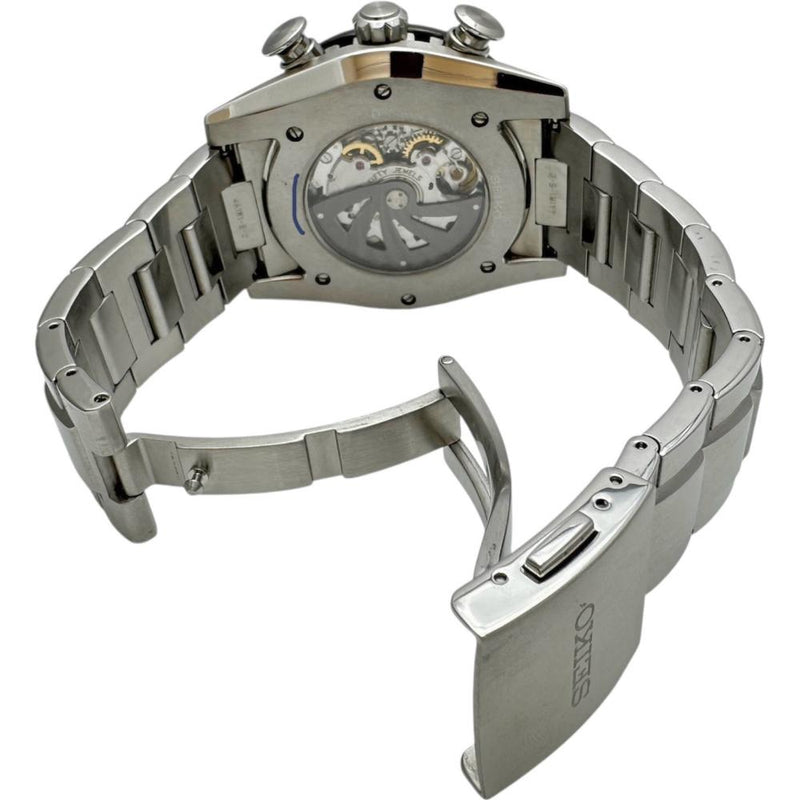 【SEIKO/セイコー】 ブライツ アナンタ クロノグラフ【裏スケルトン】 SAEA003(5R86-0AL0) 箱/保証書付き　GMT　パワーリザーブ 腕時計 ステンレススチール スプリングドライブ 黒文字盤/シルバー メンズ
【中古】【真子質店】【BL】




【MaxTMo】