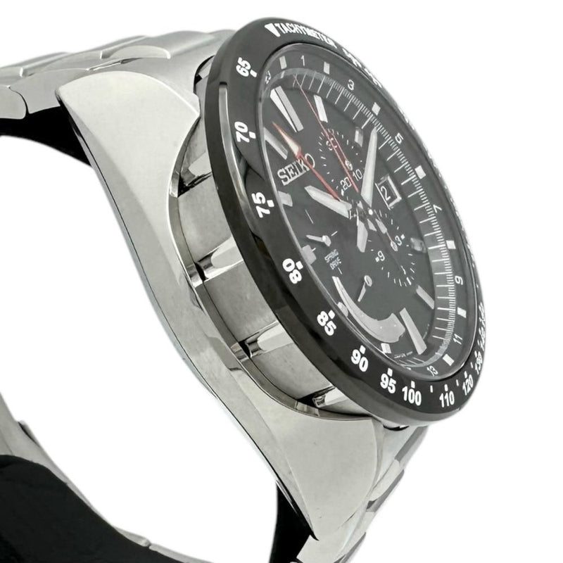 【SEIKO/セイコー】 ブライツ アナンタ クロノグラフ【裏スケルトン】 SAEA003(5R86-0AL0) 箱/保証書付き　GMT　パワーリザーブ 腕時計 ステンレススチール スプリングドライブ 黒文字盤/シルバー メンズ
【中古】【真子質店】【BL】




【MaxTMo】