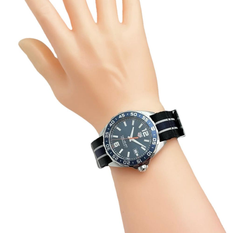 【TAG HEUER/タグホイヤー】 フォーミュラ1 WAZ1010  腕時計 ステンレススチール/ナイロン クオーツ 紺文字盤/黒紺ナイロンベルト メンズ
【中古】【真子質店】【GD】




【KDMi】