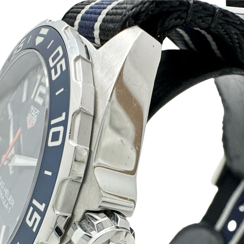 【TAG HEUER/タグホイヤー】 フォーミュラ1 WAZ1010  腕時計 ステンレススチール/ナイロン クオーツ 紺文字盤/黒紺ナイロンベルト メンズ
【中古】【真子質店】【GD】




【KDMi】