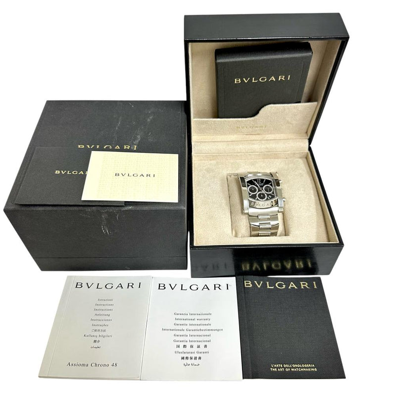 【BVLGARI/ブルガリ】 アショーマ AA48SCH  クロノグラフ 腕時計 ステンレススチール 自動巻き/オートマ 黒文字盤 メンズ
【中古】【真子質店】【GD】




【TxMaMo】