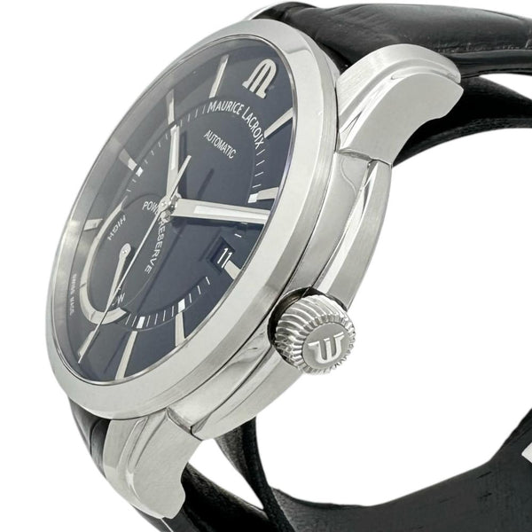 【MAURICE LACROIX/モーリスラクロア】 ポントス デイト パワーリザーブ PT6368 腕時計 ステンレススチール/レザー 自動巻き/オートマ 黒文字盤/黒革バンド メンズ
【中古】【真子質店】【GD】




【SMaMo】