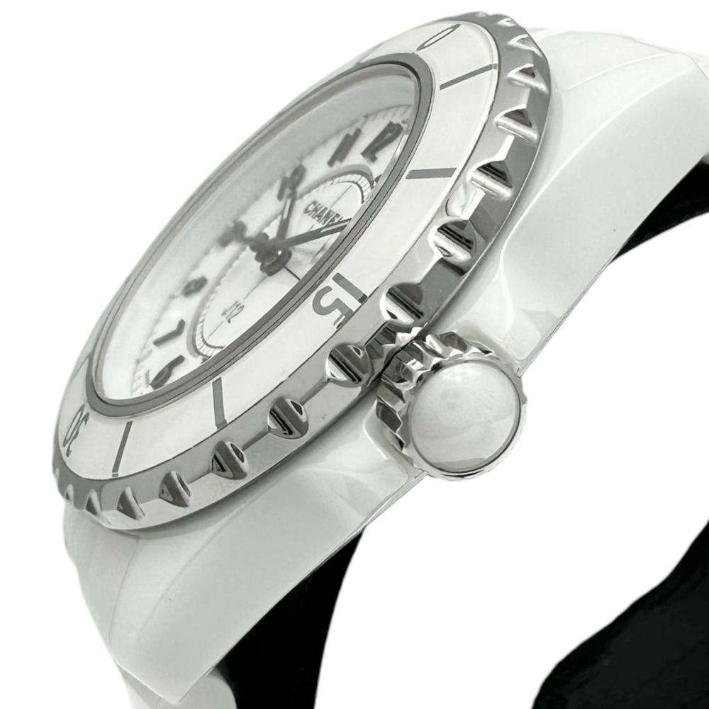 CHANEL/シャネル】 J12 H0968 腕時計 ホワイトセラミック クオーツ 白