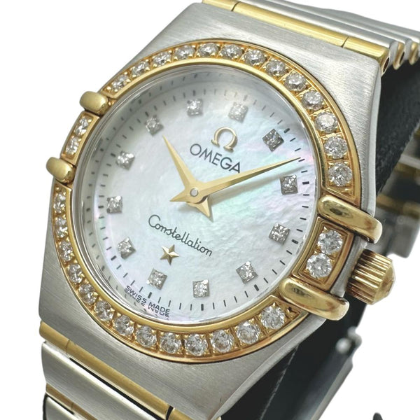 OMEGA/オメガ】 コンステレーション ミニ ダイヤベゼル 12P フルバー 
