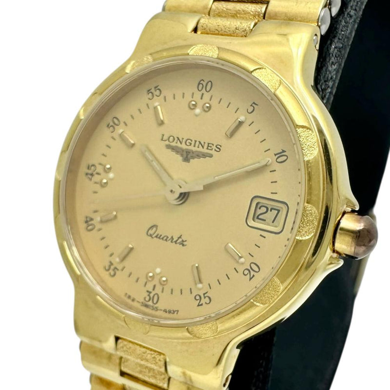 【LONGINES/ロンジン】 コンクエスト 腕時計 GP クオーツ ゴールド文字盤/金色ベルト レディース
【中古】【真子質店】【GD】




【TMox】