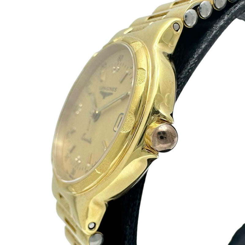 【LONGINES/ロンジン】 コンクエスト 腕時計 GP クオーツ ゴールド文字盤/金色ベルト レディース
【中古】【真子質店】【GD】




【TMox】