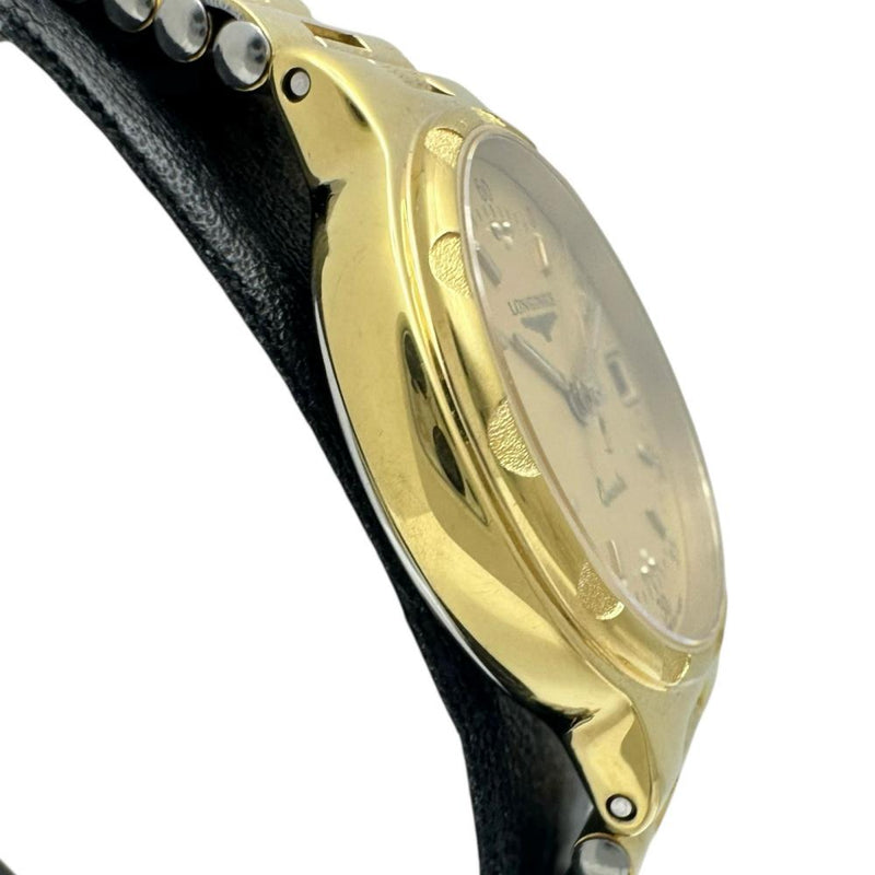 【LONGINES/ロンジン】 コンクエスト 腕時計 GP クオーツ ゴールド文字盤/金色ベルト レディース
【中古】【真子質店】【GD】




【TMox】