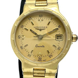 【LONGINES/ロンジン】 コンクエスト 腕時計 GP クオーツ ゴールド文字盤/金色ベルト レディース
【中古】【真子質店】【GD】




【TMox】