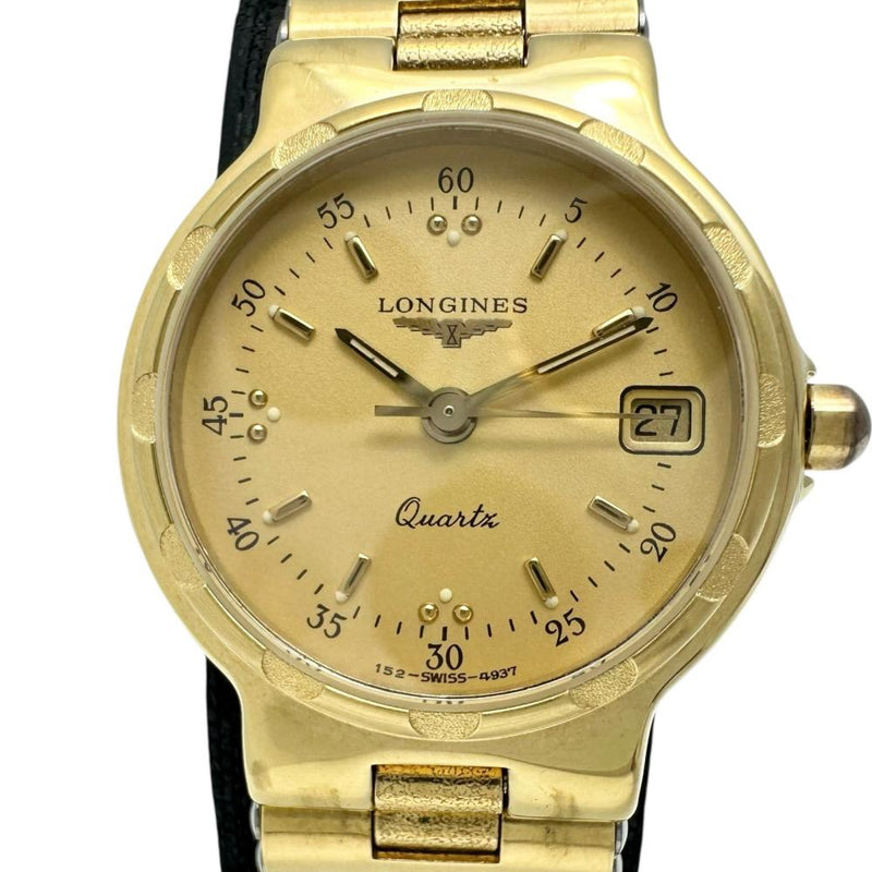 【LONGINES/ロンジン】 コンクエスト 腕時計 GP クオーツ ゴールド文字盤/金色ベルト レディース
【中古】【真子質店】【GD】




【TMox】