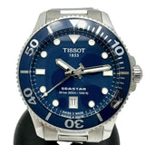 【TISSOT/ティソ】 T120210A シースター デイト　ギャラ/保証書付 腕時計 ステンレススチール クオーツ 青文字盤/シルバーベルト メンズ
【中古】【真子質店】【GD】




【MaYMa】