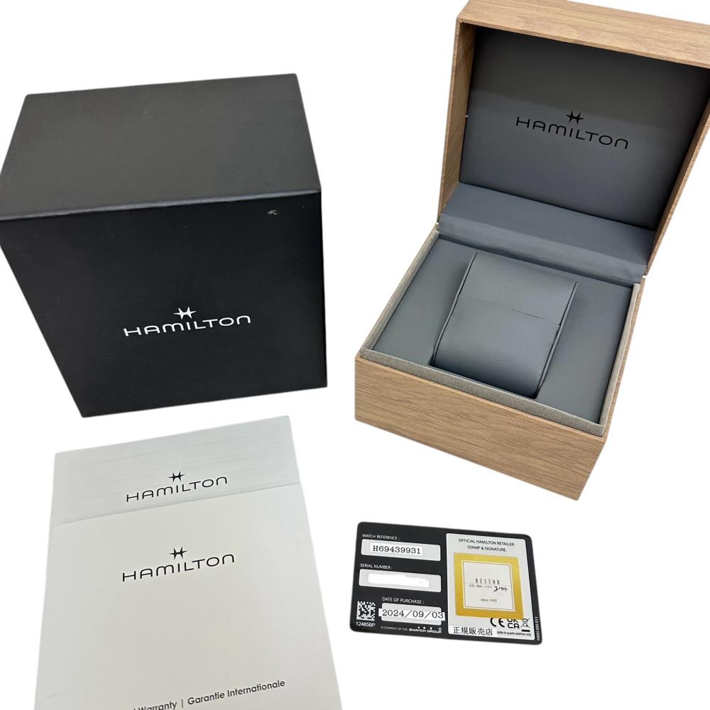 ハミルトン　カーキ　メカニカル　箱、保証書、ベルトなし 入荷しました。 久しぶりの革ベルト カーキフィールド メカ H69439531