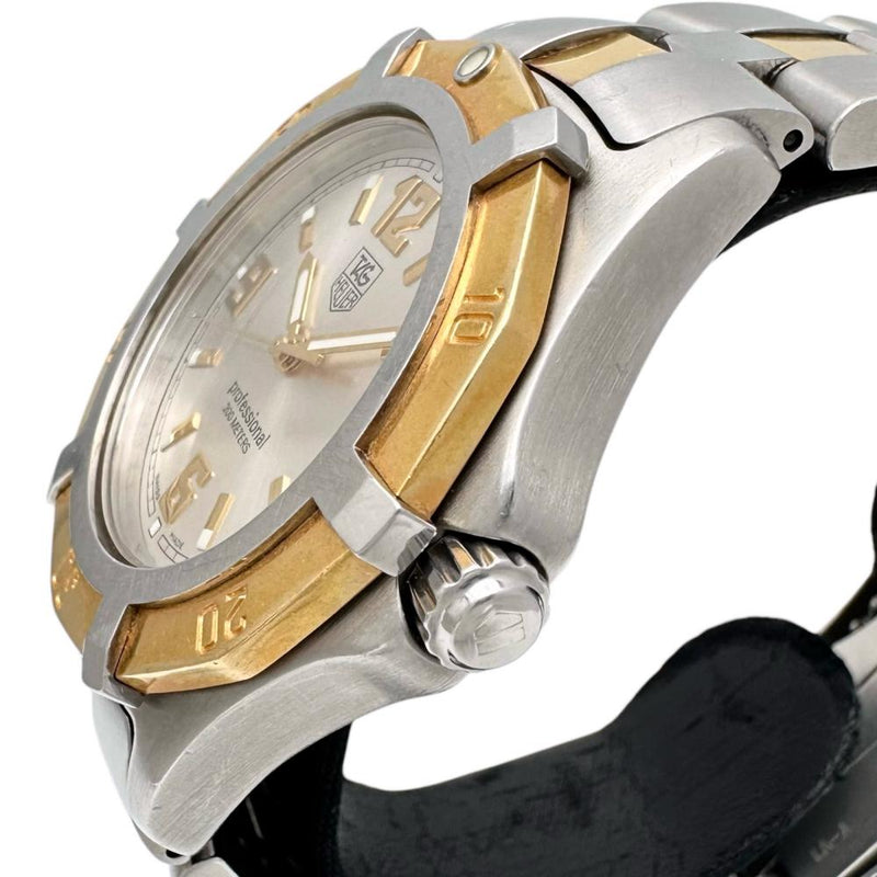 【TAG HEUER/タグホイヤー】 エクスクルーシブ デイト プロフェッショナル200M WN1153 腕時計 ステンレススチール/GP クオーツ シルバー文字盤/コンビカラー ボーイズ
【中古】【真子質店】【GD】




【YxMo】