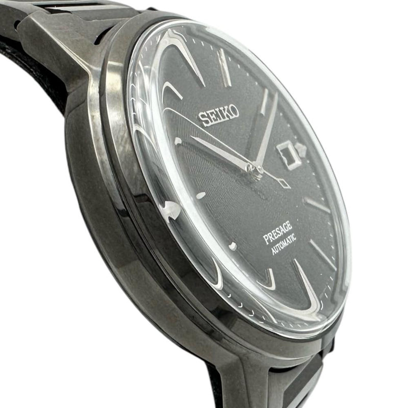【SEIKO/セイコー】 プレザージュ カクテルタイム 逆輸入品 【裏スケルトン】 4R35-05E0/SARY219 オールブラック 腕時計 ステンレススチール 自動巻き/オートマ 黒文字盤/黒ベルト メンズ
【中古】【真子質店】【GD】




【DTS】