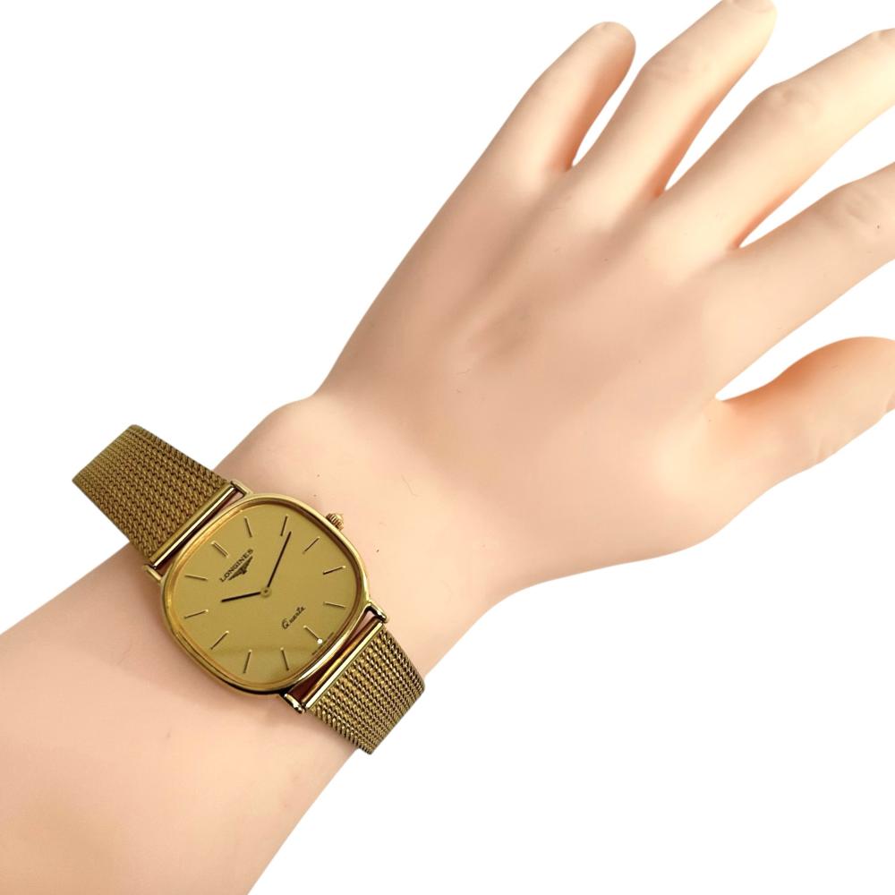 LONGINES ロンジン クオーツ 腕時計 ゴールド スクエア LONGINES/ロンジン】 20957425 スクエア 腕時計 GP クオーツ ゴールド