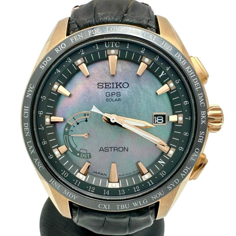 【SEIKO/セイコー】 8X22-0AE0 ノバクジョコビッチ 限定3500本 腕時計 GP/レザー ソーラー電波 シェル文字盤/金ケース/黒革ベルト メンズ
【中古】【真子質店】【GD】




【KTY】