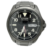 【CITIZEN/シチズン】 H100-R014749 PROMASTER LAMDシリーズ　オールブラック 腕時計 チタン ソーラー電波 黒文字盤/黒バンド メンズ
【中古】【真子質店】【GD】




【MaMiMo】