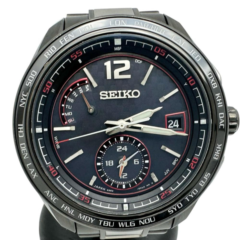 【SEIKO/セイコー】 8B63-0AS0/SAGA267 ブライツ フライト エキスパート 腕時計 チタン/セラミック ソーラー電波 黒文字盤/黒ベルト メンズ
【中古】【真子質店】【GD】




【MaKD】