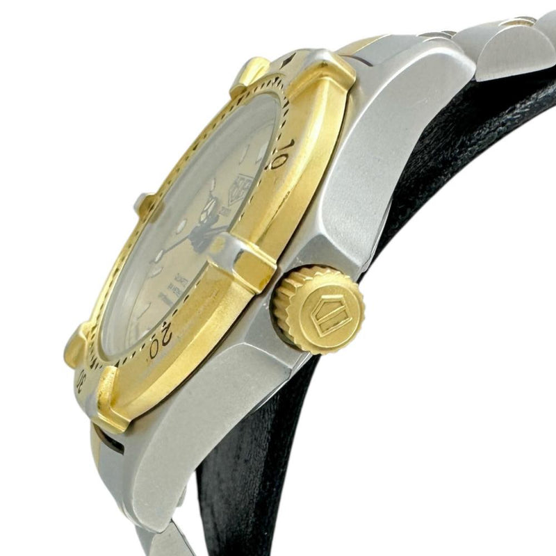 【TAG HEUER/タグホイヤー】 プロフェッショナル 964.015 腕時計 GP/ステンレススチール クオーツ シャンパン文字盤/ゴールドシルバーコンビベルト レディース 【中古】【真子質店】【GD】 【Maxx】