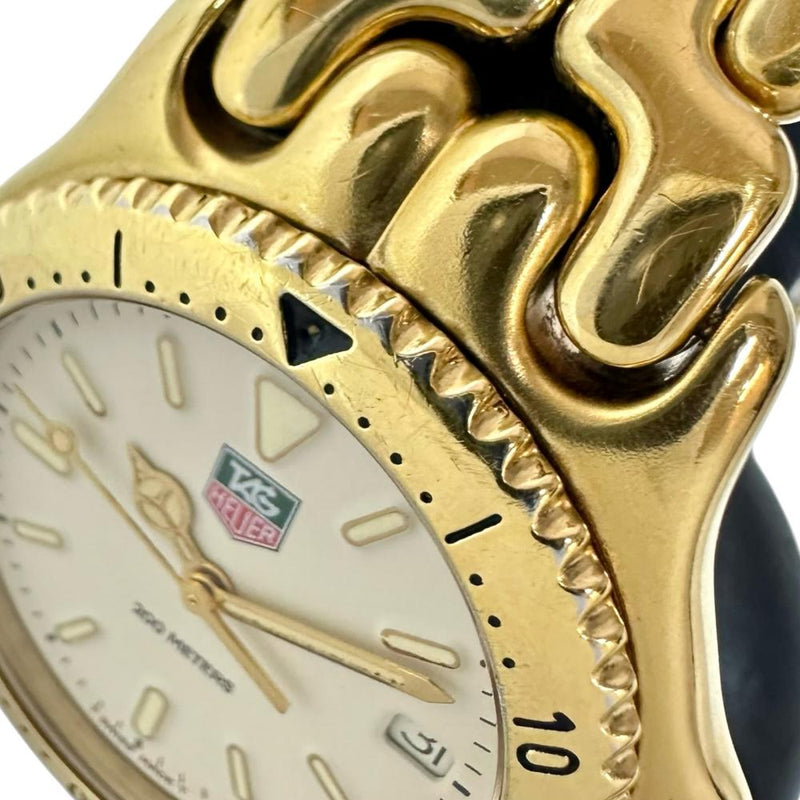 【TAG HEUER/タグホイヤー】 S94.713M 腕時計 GP/ステンレススチール クオーツ ベージュ文字盤 ボーイズ 【中古】【真子質店】【GD】 【MaYx】