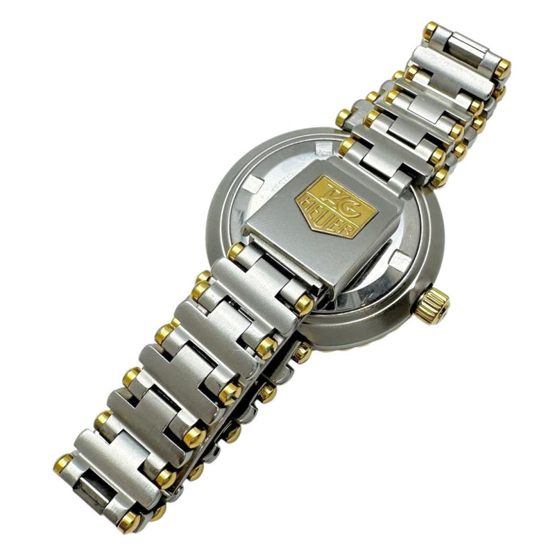 【TAG HEUER/タグホイヤー】 エグゼクティブ 915.808 腕時計 ステンレススチール/一部GP クオーツ ホワイト文字盤/シルバーベルト レディース 【中古】【真子質店】【GD】 【TKx】