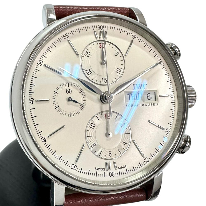 【IWC/インターナショナルウォッチカンパニー】 ポートフィノ IW391007 クロノ 腕時計 ステンレススチール/レザー 自動巻き/オートマ シルバー文字盤/茶革ベルト(社外) メンズ
【中古】【真子質店】【GD】




【TMiMaMi】